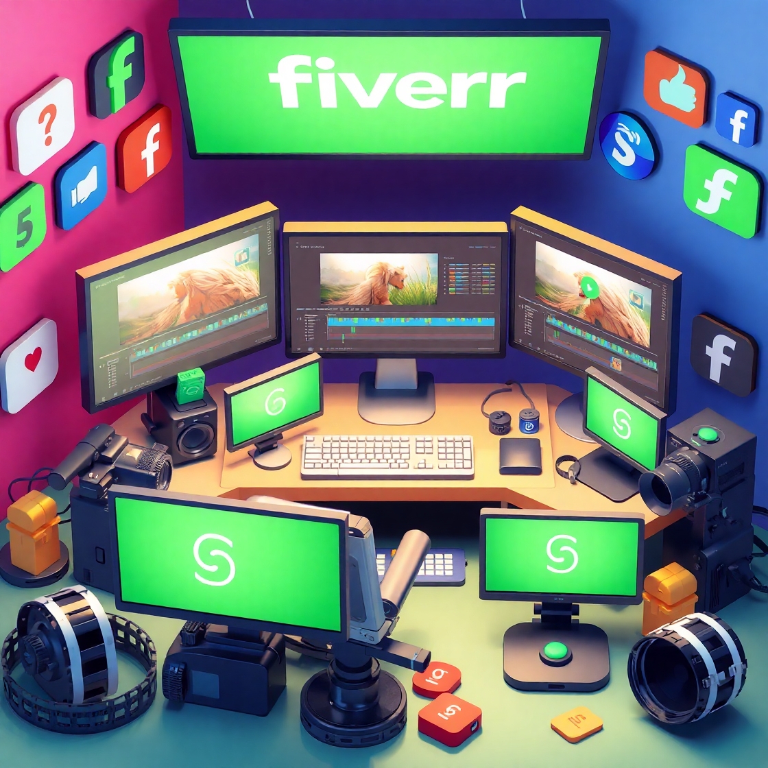 Fiverr Video Editing Services
